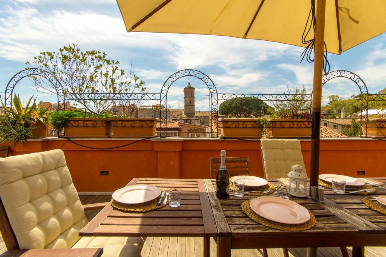 Pelliccia 11 Trastevere Penthouse Řím Exteriér fotografie